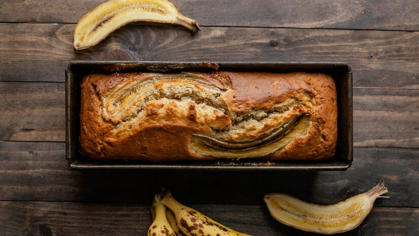 Receta de pastel de plátano saludable