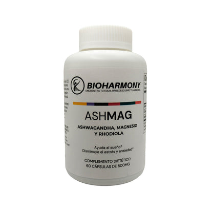 AshMag - Ashwagandha - Magnesio y Rhodiola